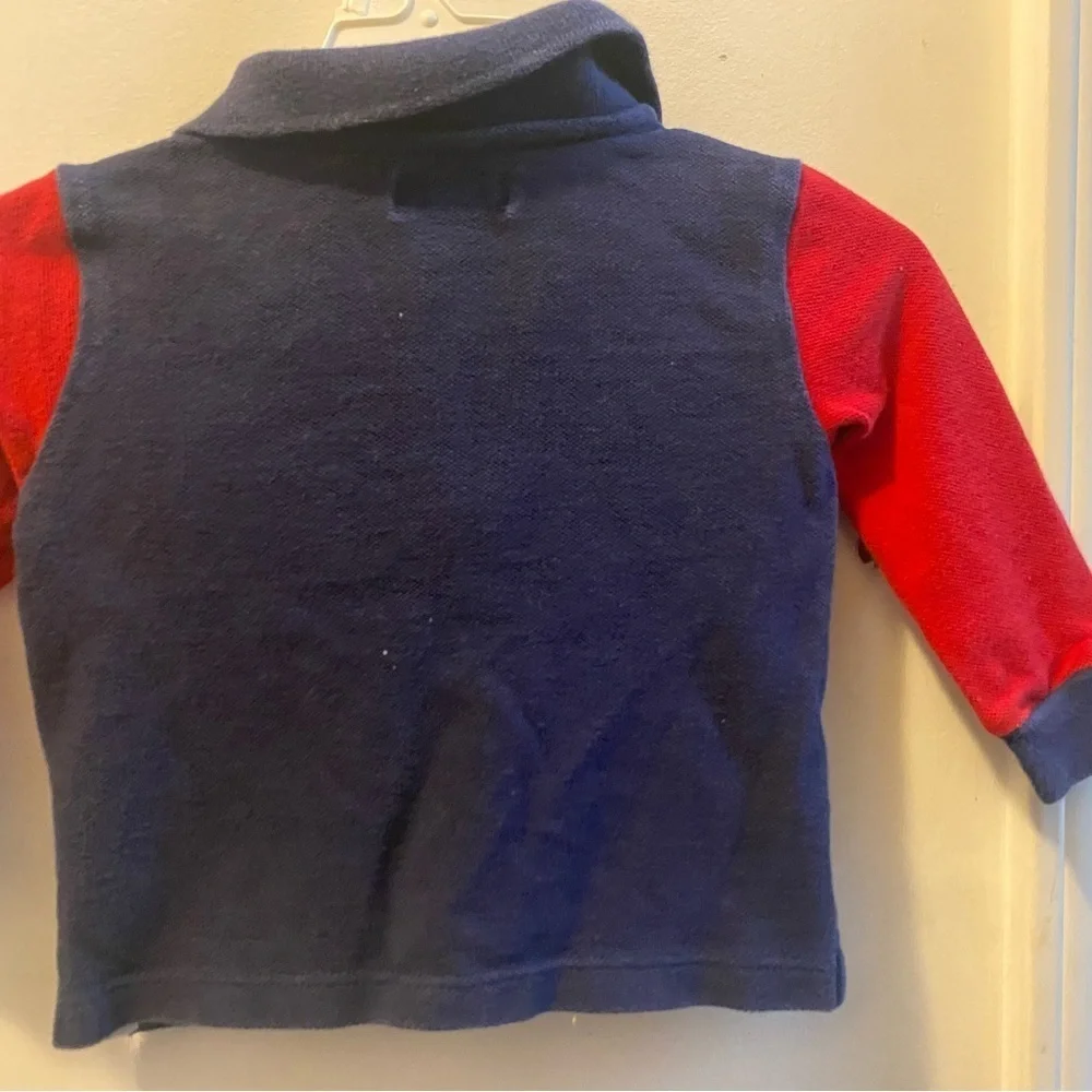 Ralph Lauren Colorblock Long Sleeve Polo Shirt